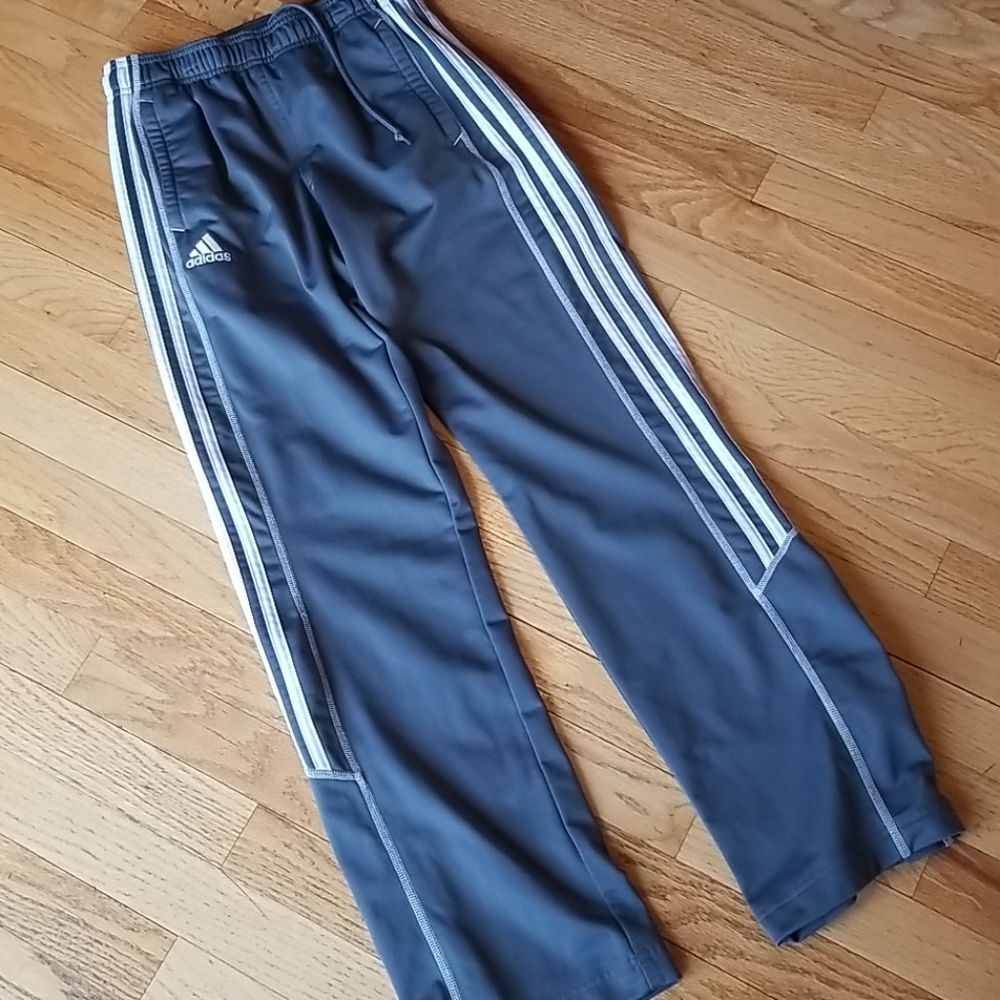 Adidas training pants women's XS gray